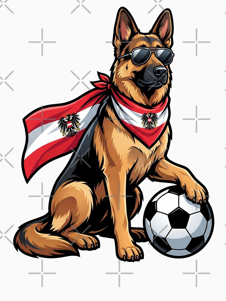 Austrian football dog by ReneMM