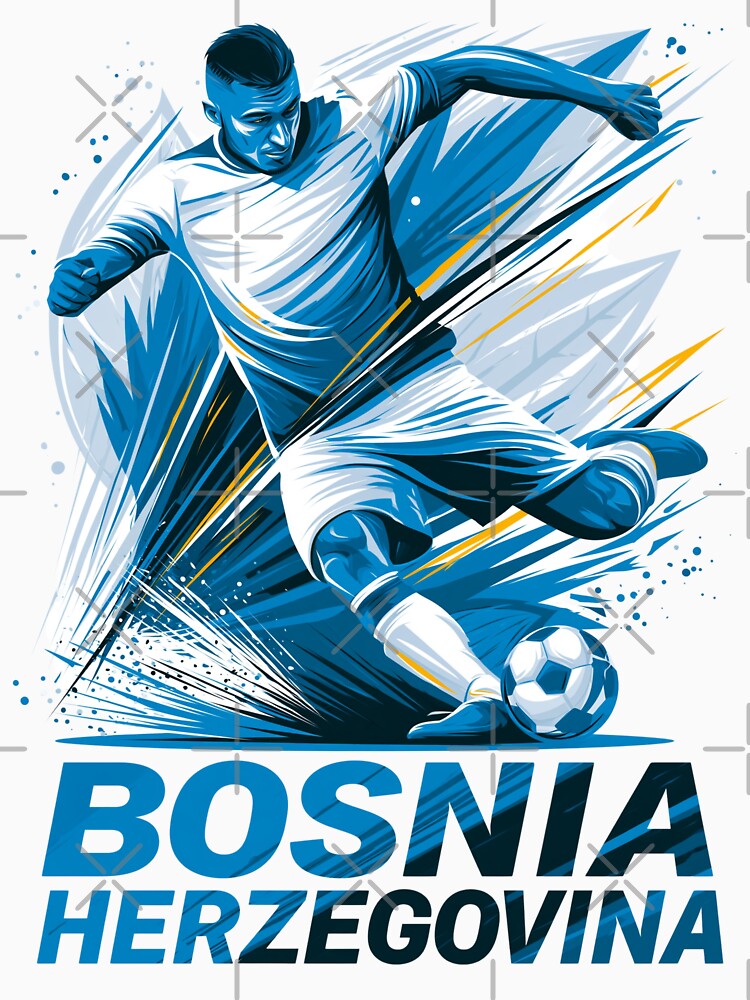 Bosnia-Herzegovina Soccer by StudioRedKoala