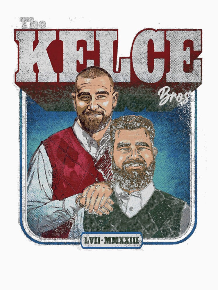 Jason Kelce and Travis Kelce Bros by DesignsSE