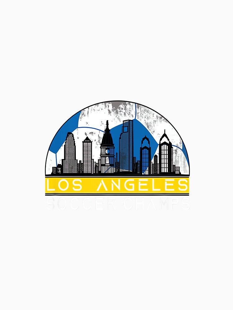 Los Angeles California Soccer Champs Sports Fans Cool by MollyLYork