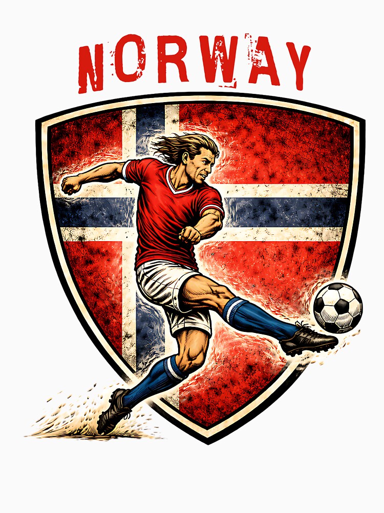 Norway - 2026 Futbol Retro Style by Tee Nook
