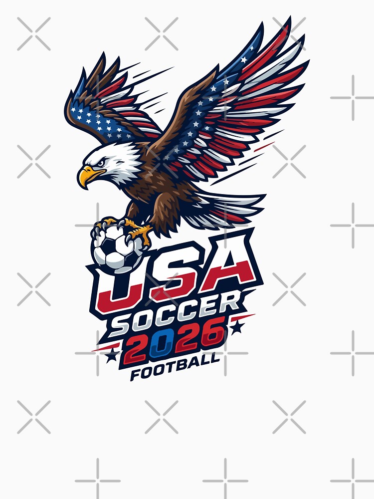 Patriotic Eagle USA Soccer 2026 by Rexusstain