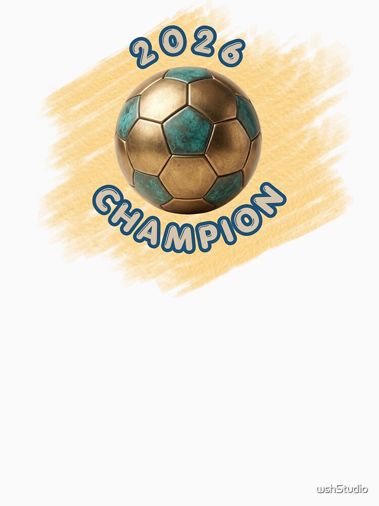 Retro 2026 Soccer Champion T-Shirt, Vintage Style Football Graphic Top, Soccer Player Gift, Championship Fan Gear by wshStudio
