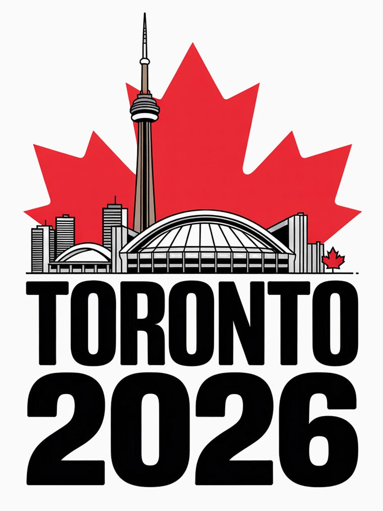 Toronto 2026 CN Tower Stadium Skyline T-Shirt V9 by DarylWelsh2024