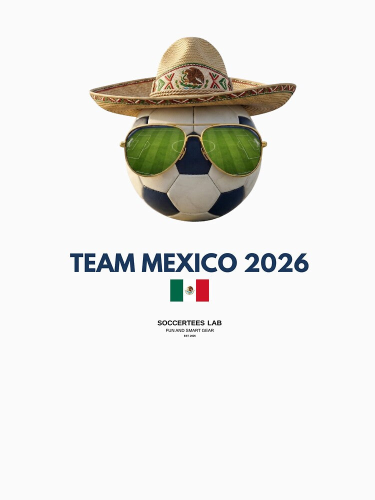 Football Fan Gear: Team Mexico 2026 by Soccertees Lab