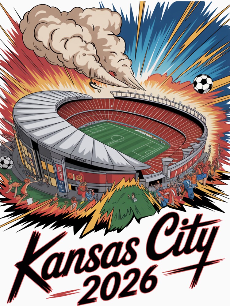 Kansas City 2026 Arrowhead Stadium Football T-Shirt V21 by DarylWelsh2024