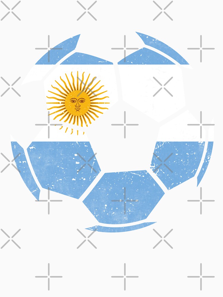 Argentina Soccer Ball Flag Jersey Argentines Football Fan by EIMgraphic