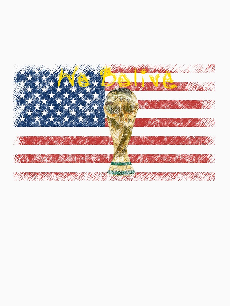 American Soccer Fan Vintage Flag World Cup by KaphzeShop