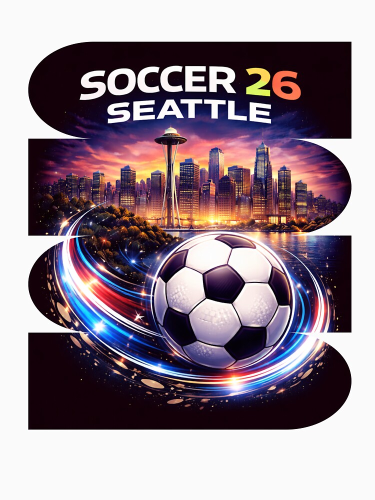 Seattle Soccer 2026 Shirt, Soccer 26 Seattle WA Fan Tee, Seattle Washington Soccer Graphic by MK-Charlie