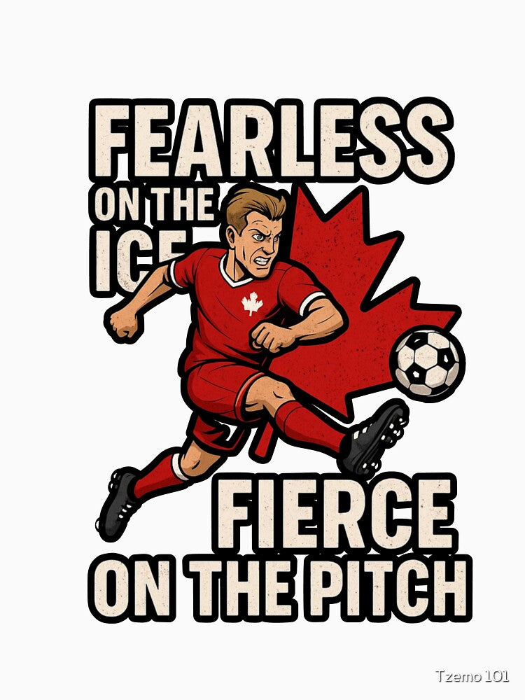 Canada World Cup 2026 Shirt • Canadian Soccer Jersey • Fearless Canada Football Tee • Team Canada Fan Gift • Red Maple Leaf Pride by Tzemo101