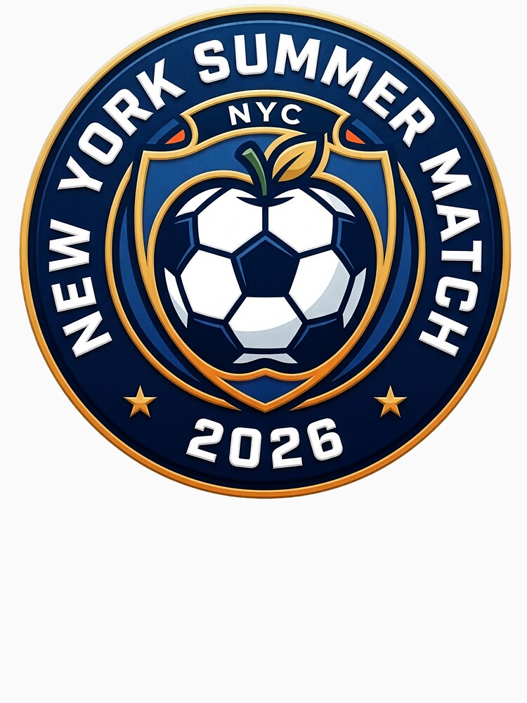 New York Summer Match 2026 Soccer Badge by laughingshirts