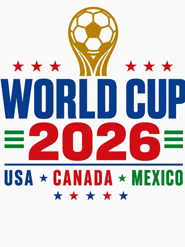 World Cup 2026 Trophy Soccer, USA Canada Mexico Football - USA World Cup 2026 by EiruDamian