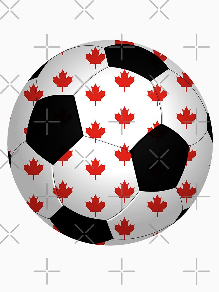 Soccer, Canadian soccer design, Canada Flag by marosharaf