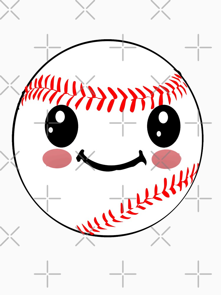 Cute Baseball ball by merchfun2