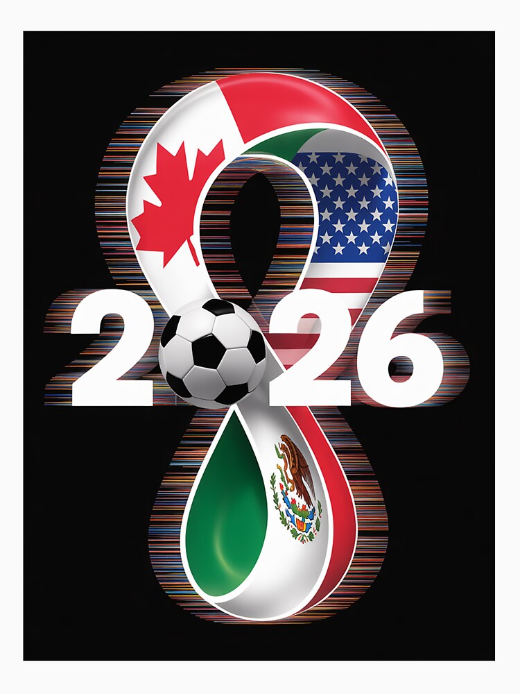 USA Canada Mexico soccer football 2026 by OMNOUVEAU