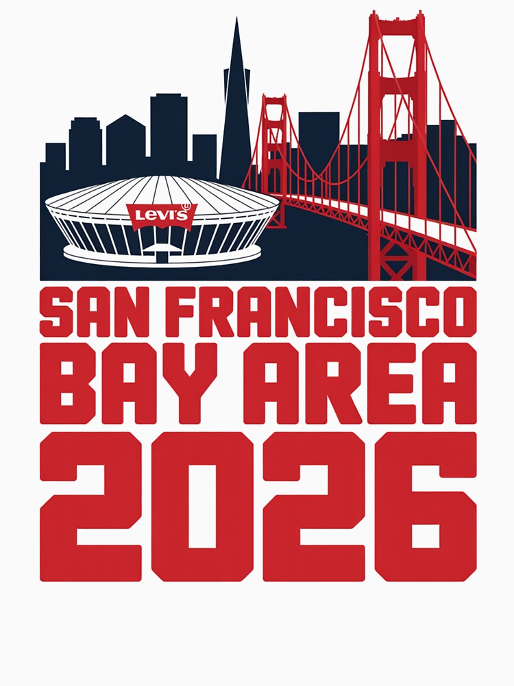 San Francisco Bay Area Golden Gate Stadium T-Shirt V1 by DarylWelsh2024