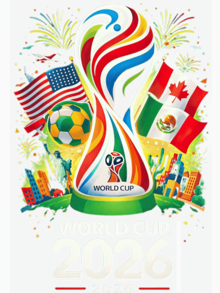 USA Canada Mexico Soccer 2026 International Football Celebration Classic T-Shirt by BlitCrankMath