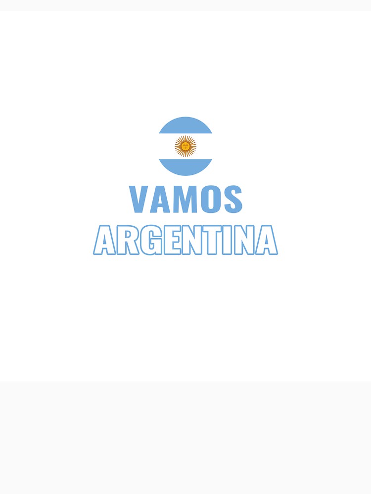 VAMOS ARGENTINA – Argentine Flag Fan Tee | Uncle Jichuan by Uncle-Jichuan