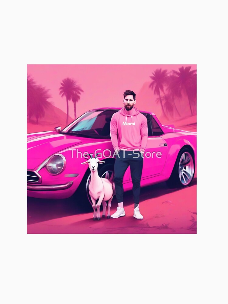 Messi Welcome To Miami Goat Art Gift by The-GOAT-Store