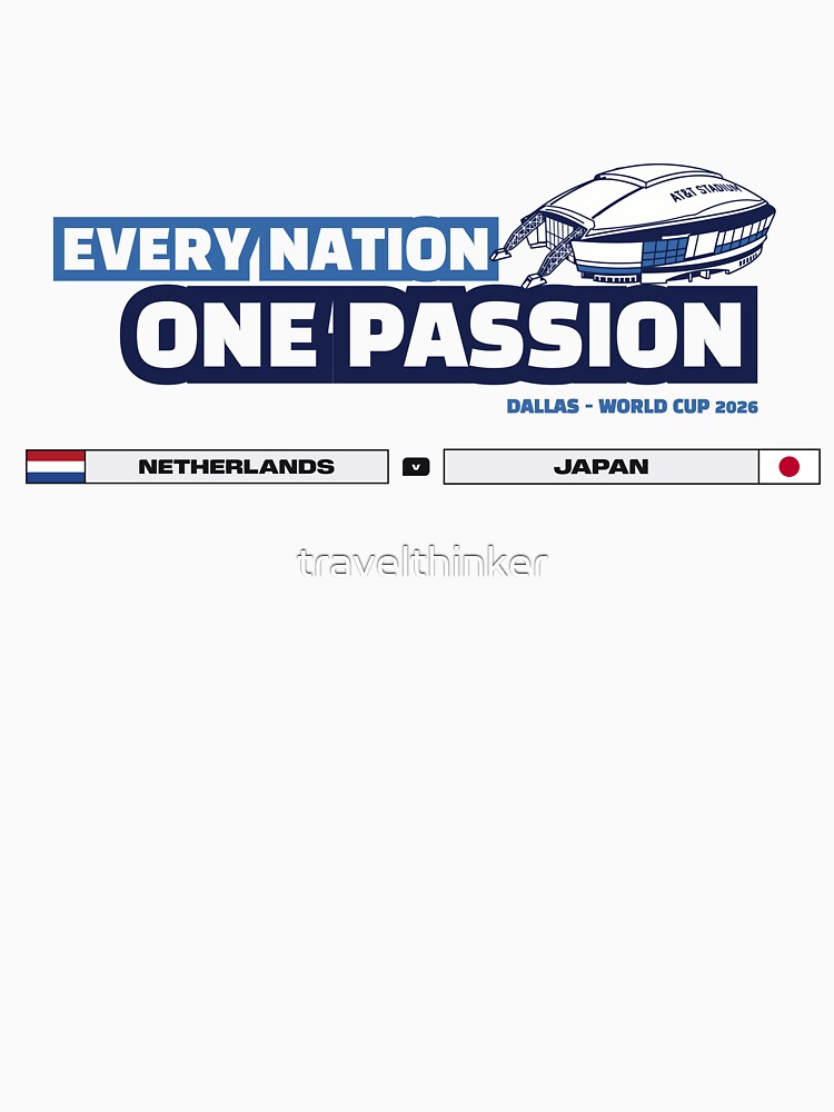 Netherlands vs Japan World Cup 2026 Match by Linbo Shop