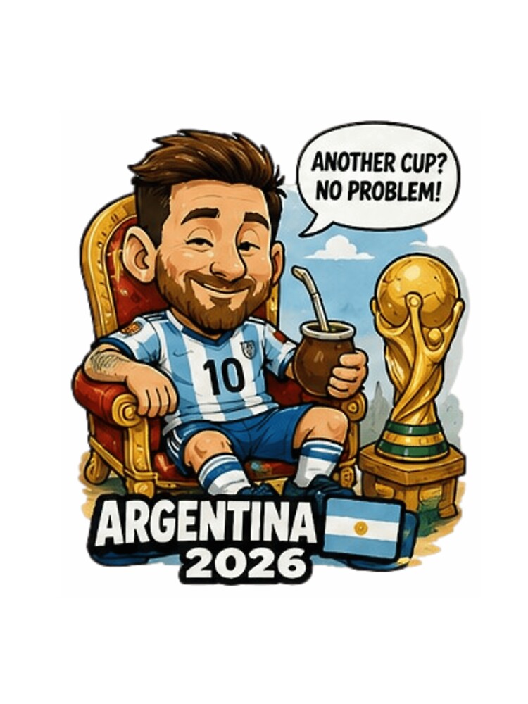 Argentina 2026 Soccer Fan Sticker by Pixanova