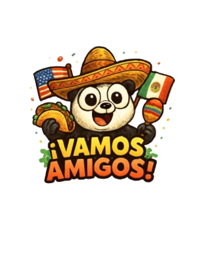 ¡Vamos Amigos! Panda Fiesta Soccer Fan Sticker by Pixanova