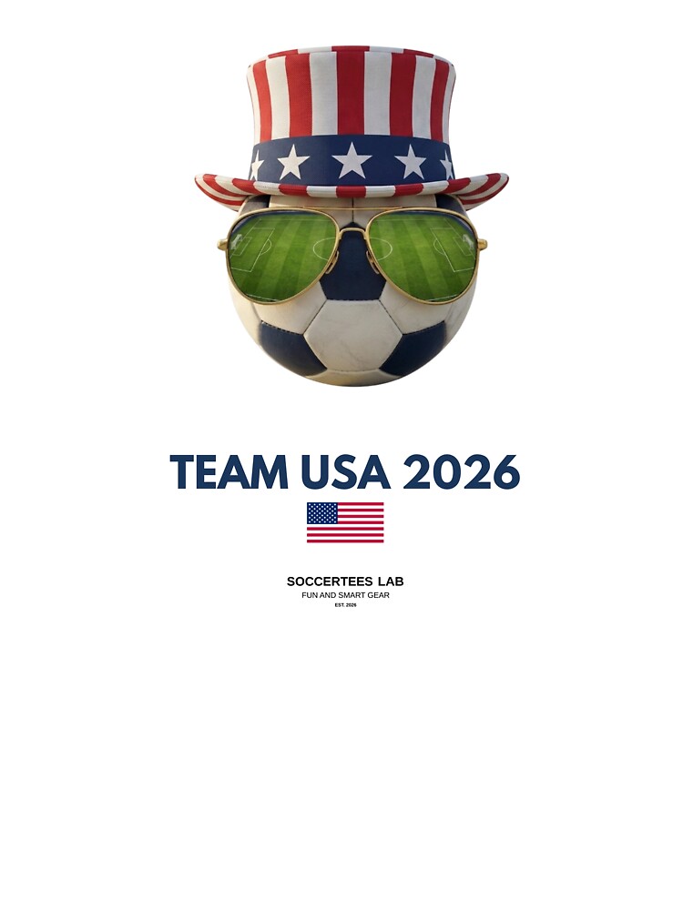Soccer Fan Gear: Team USA 2026 by Soccertees Lab