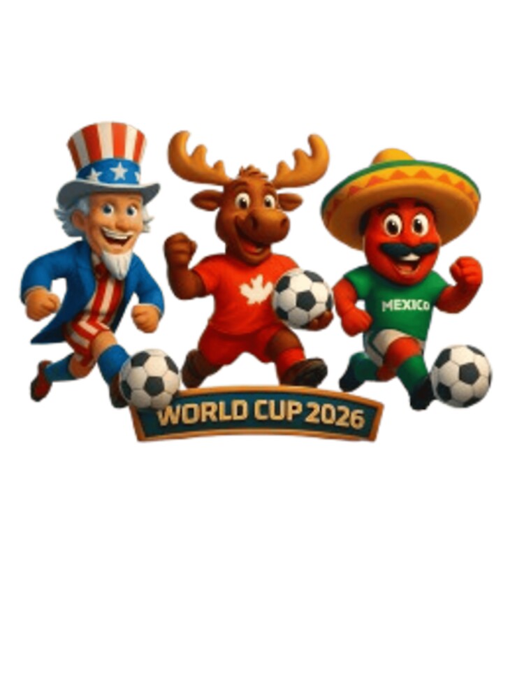 World Cup 2026 Host Nations Mascots by Pixanova
