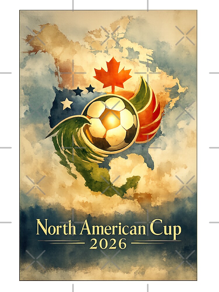 North American Cup 2026 Poster by BrickByDream
