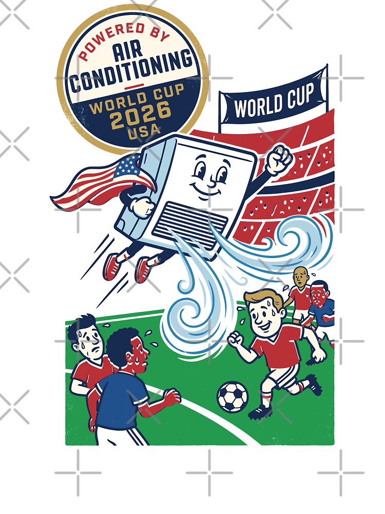 Powered by Air Conditioning — Soccer 2026 Badge V2 by 1RSN