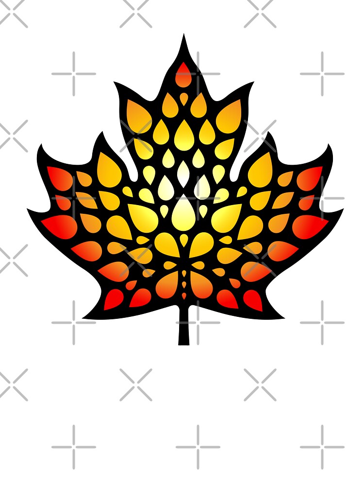 GLOWING PRIDE MAPLE LEAF ICON by Great Canadian Collective