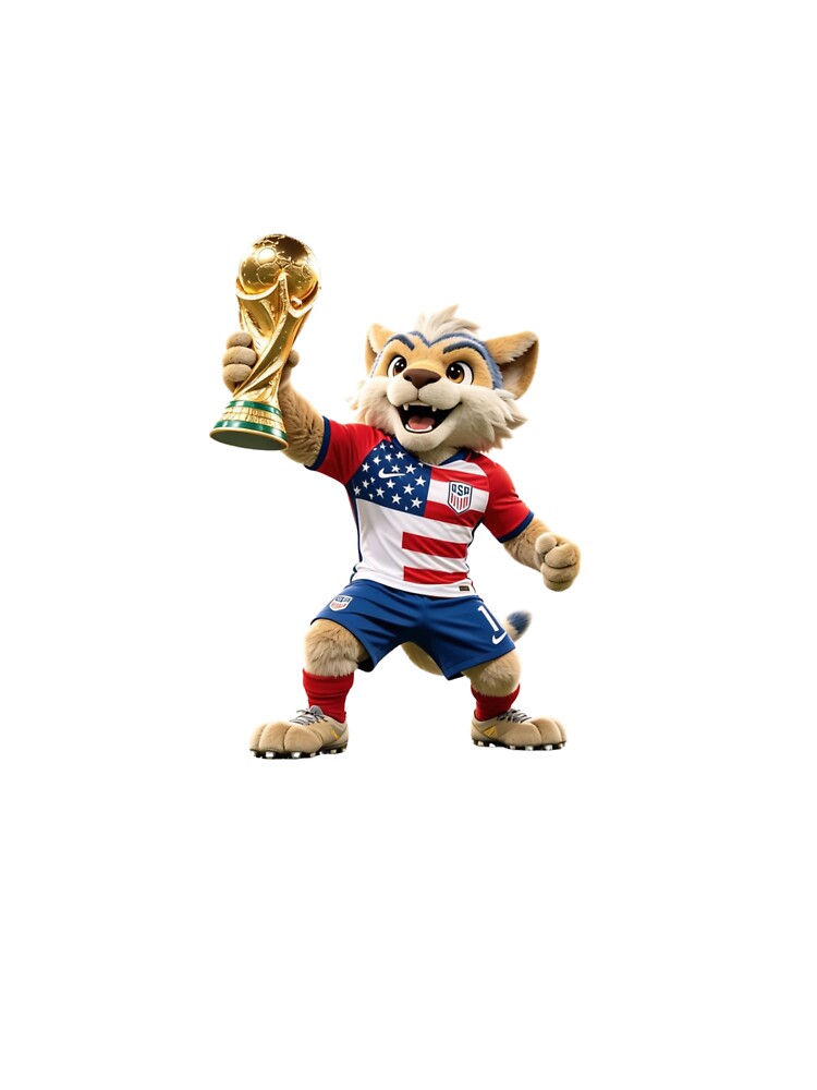 United States Soccer Team Mascot - USA Football Champion 2026 by monasants