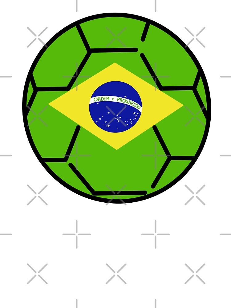 Brazil Flag Soccer Ball Illustration by lovekltart