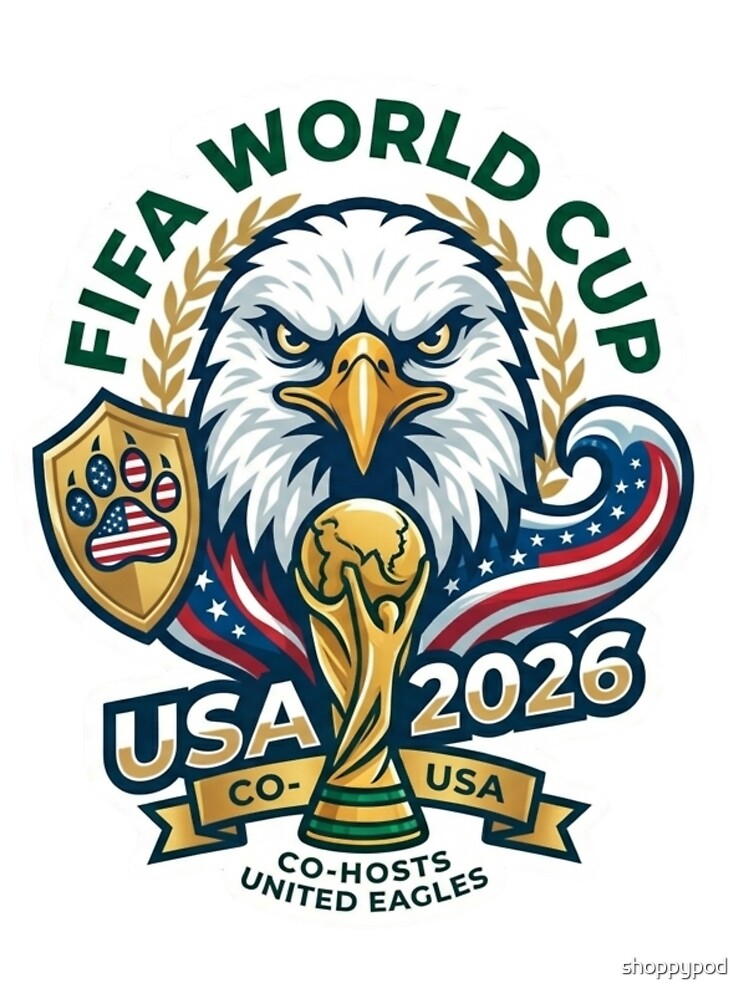 American Eagle Soccer Fan Design 2026 by shoppypod