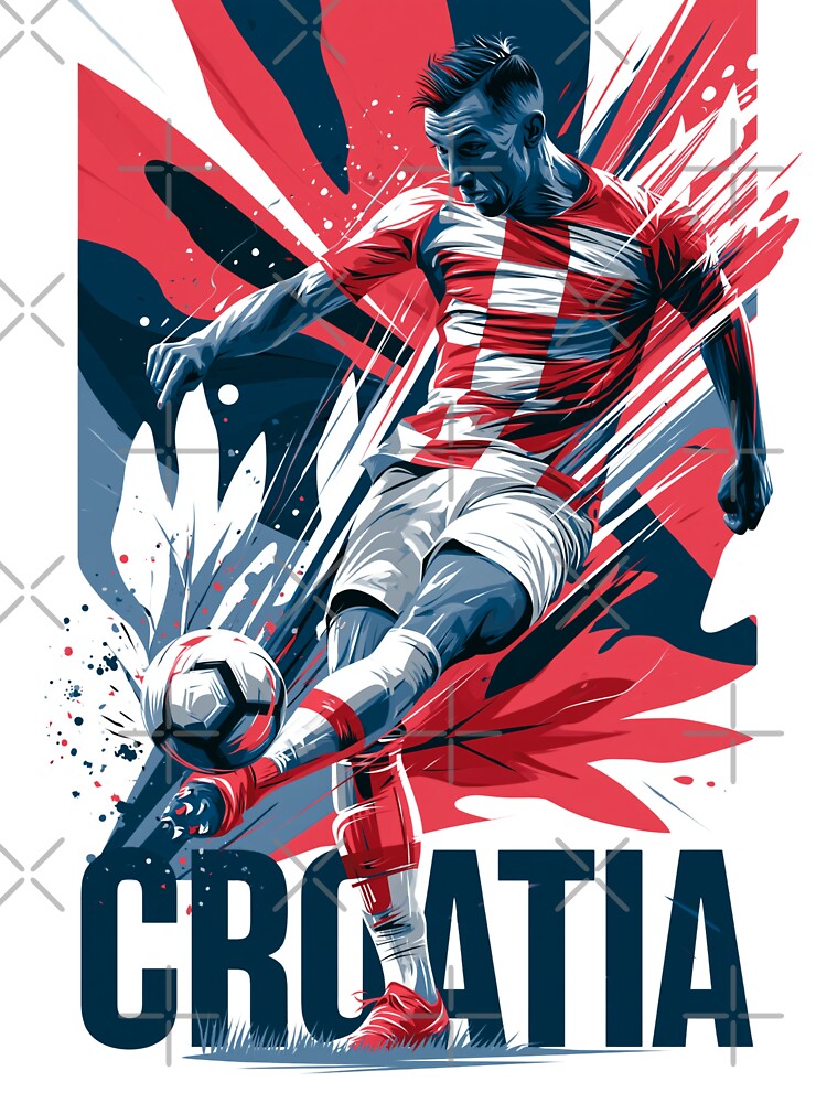Croatia Soccer by StudioRedKoala