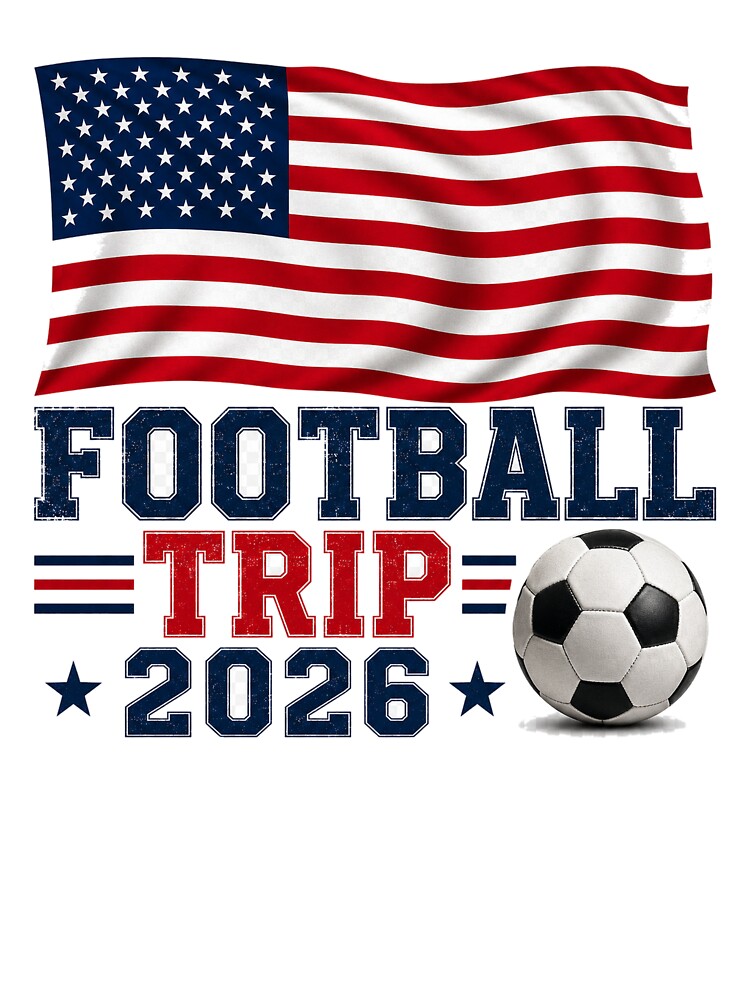 USA Football Trip 2026 Fan Travel Design by OfficeFighter
