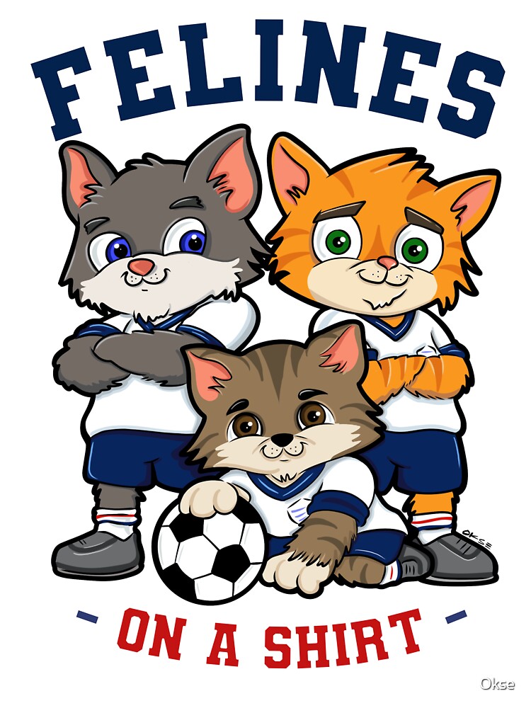 Doug Carter’s Felines on a Shirt by Okse