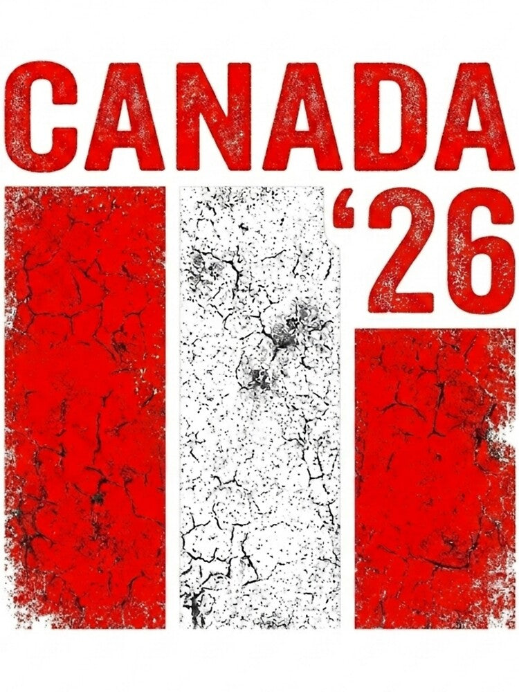 Canada 2026 Soccer Vintage Flag Football Fan by _ZENTAY_