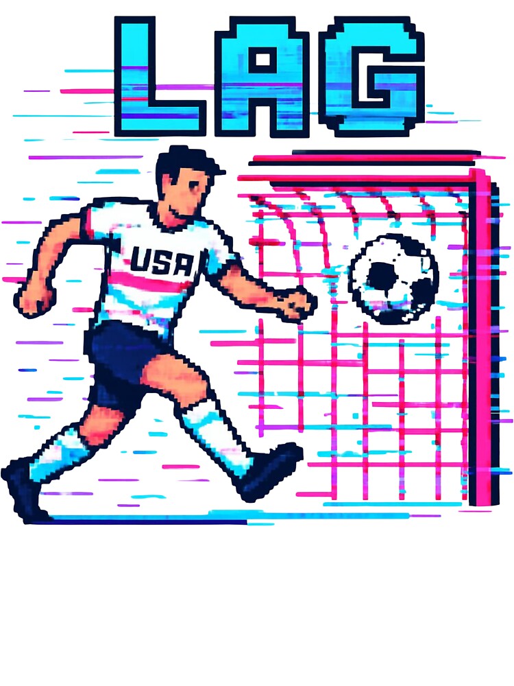 Vintage Vector Victory: USMNT Goal, Lagged Out by Didyounes