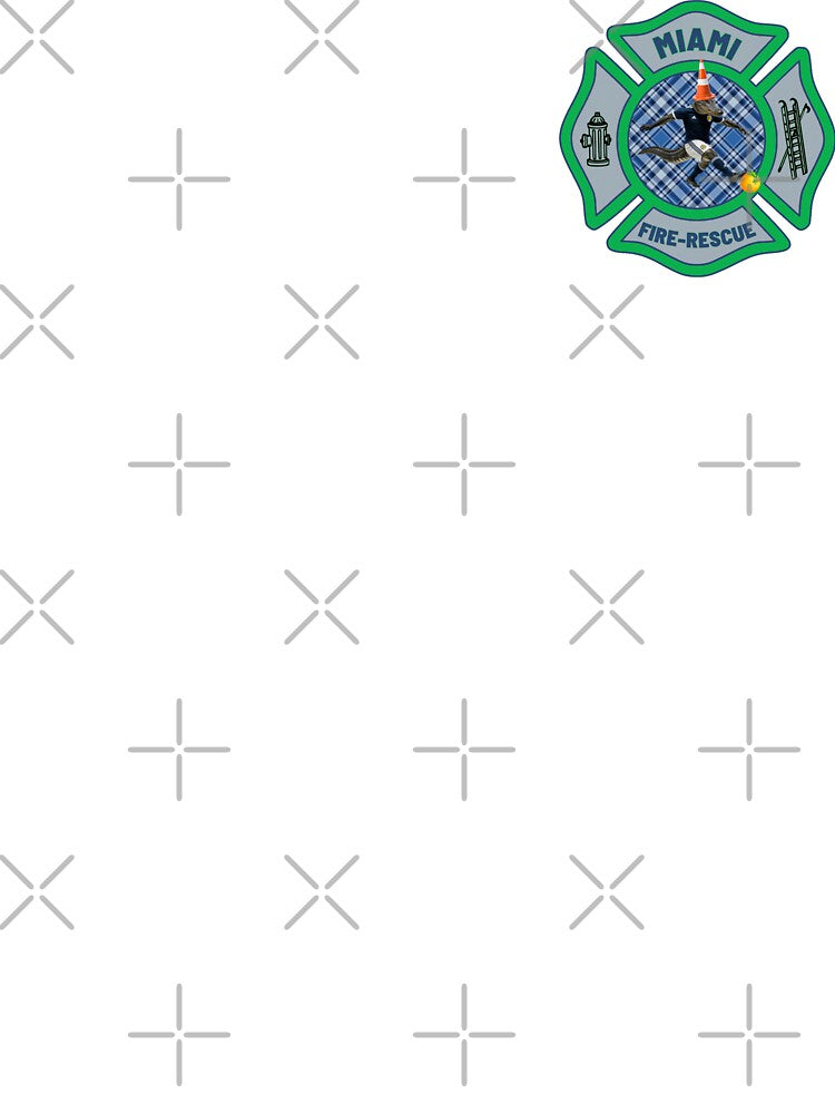 Miami Fire-Rescue x Tartan Army Alligator Maltese Cross by BerlinerKatzen
