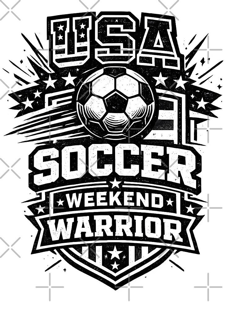 USA Soccer Weekend Warrior Patriotic Soccer Shirt by DREAMBURN™