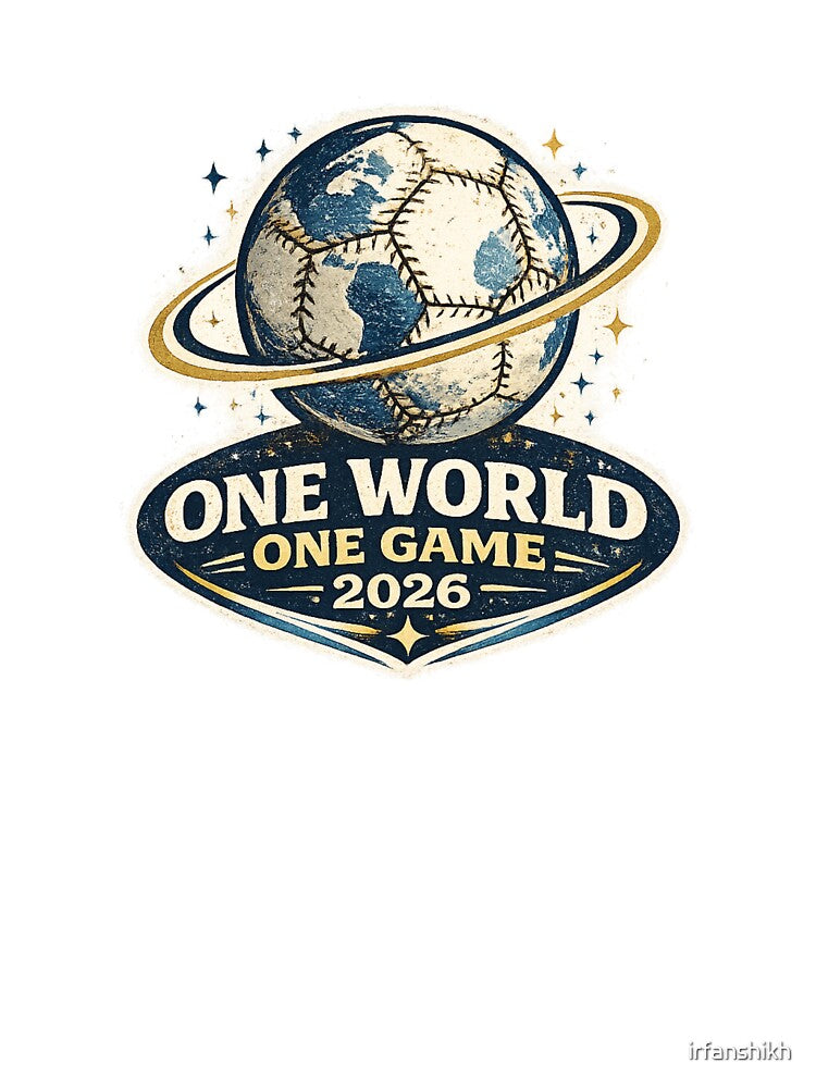 One World One Game 2026 Soccer Globe Planet Art – Global Football Unity Design | Soccer Fan Gift by irfanshikh