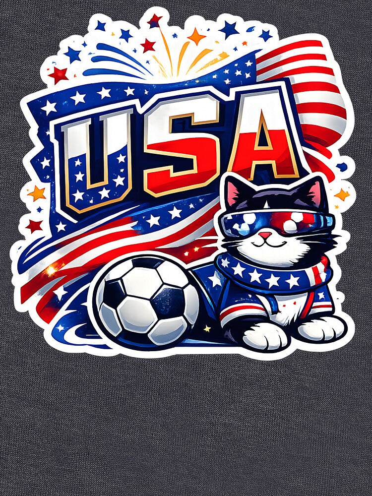 USA Soccer Cat Fan by RexNoise