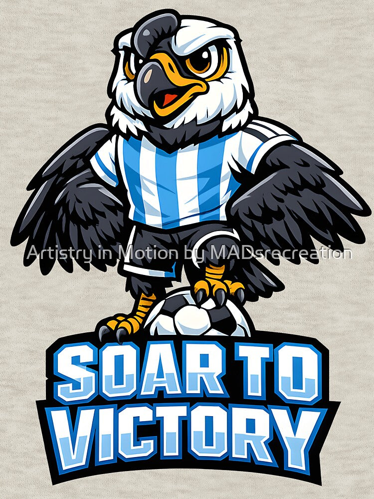 Argentina Condor Soccer Mascot – Soar to Victory Football Fan T-Shirt & Sticker by  Artistry in Motion by MADsrecreation