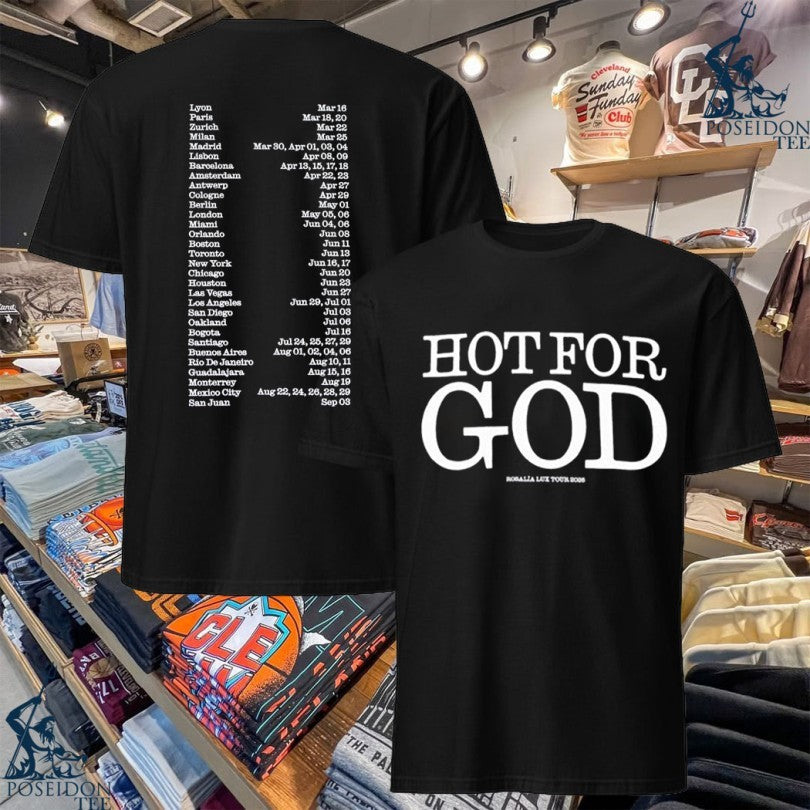 Rosalia Us Hot For God T-shirt