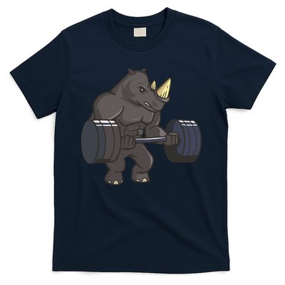 Rhinoceros Powerlifting Weightlifting Gym Rhino Lovers Gift T-Shirt