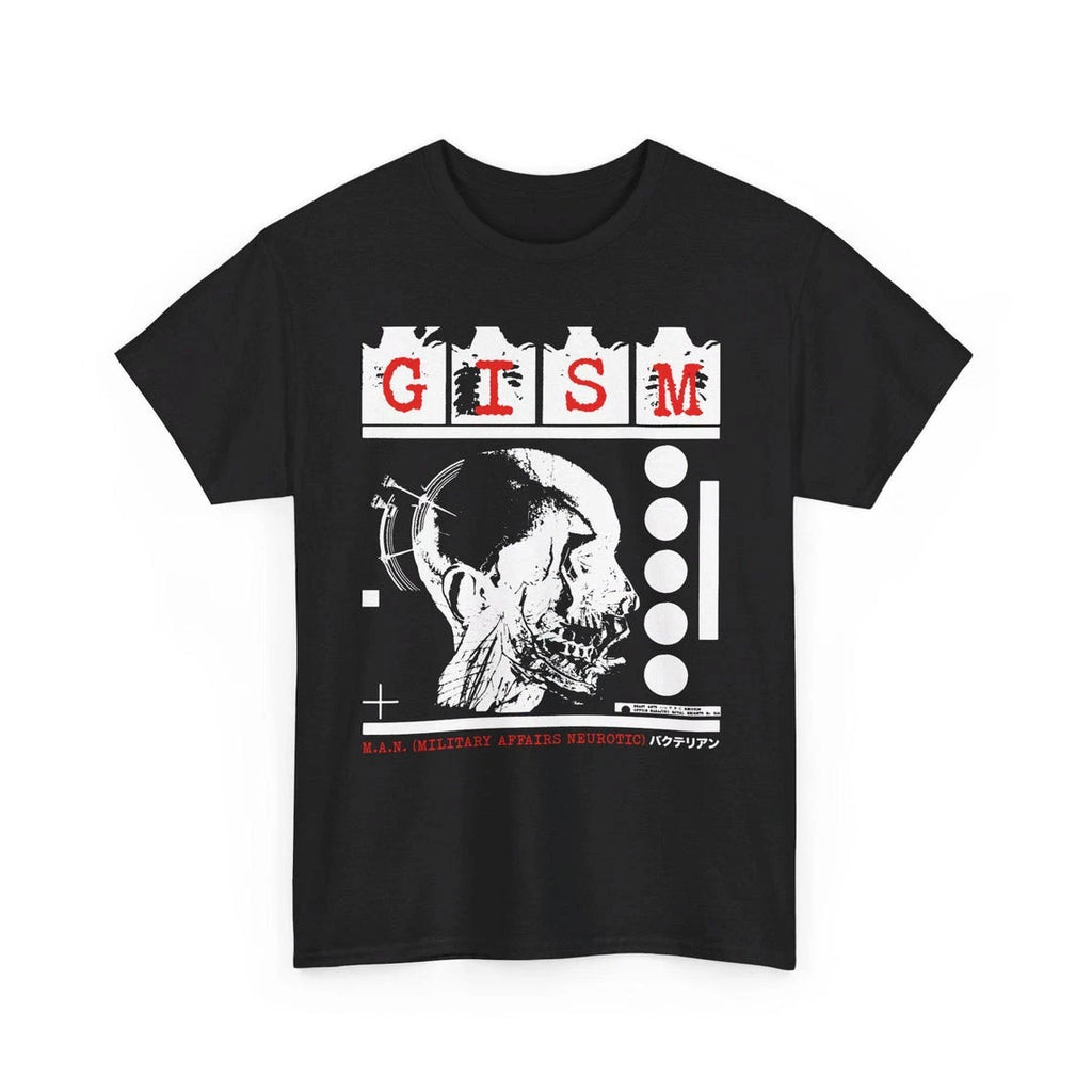 GISM Tee-Shirt, m.a.n., Old School Japanese Crust Hardcore Punk,   UNISEX SHIRT