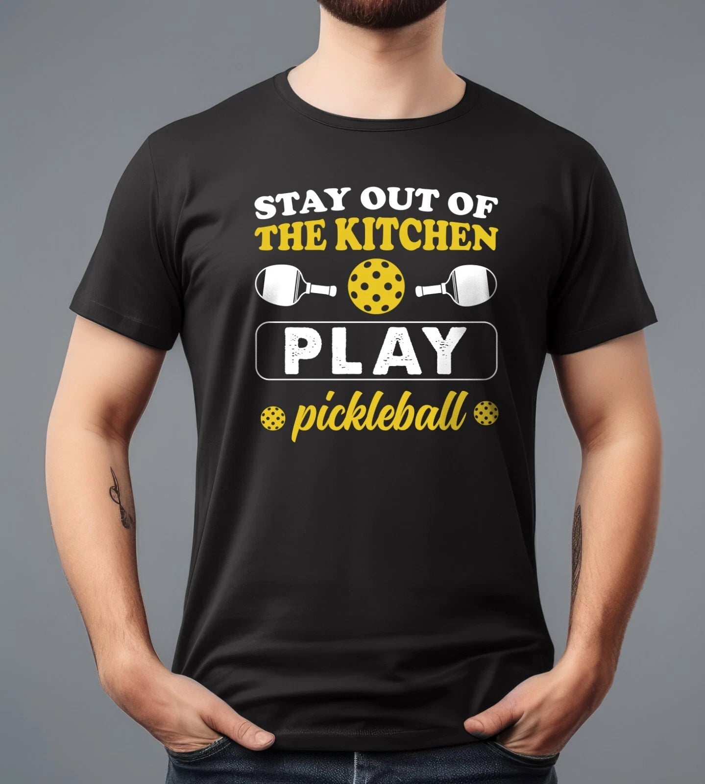 Trendy Pickleball T-shirt (All Sizes)