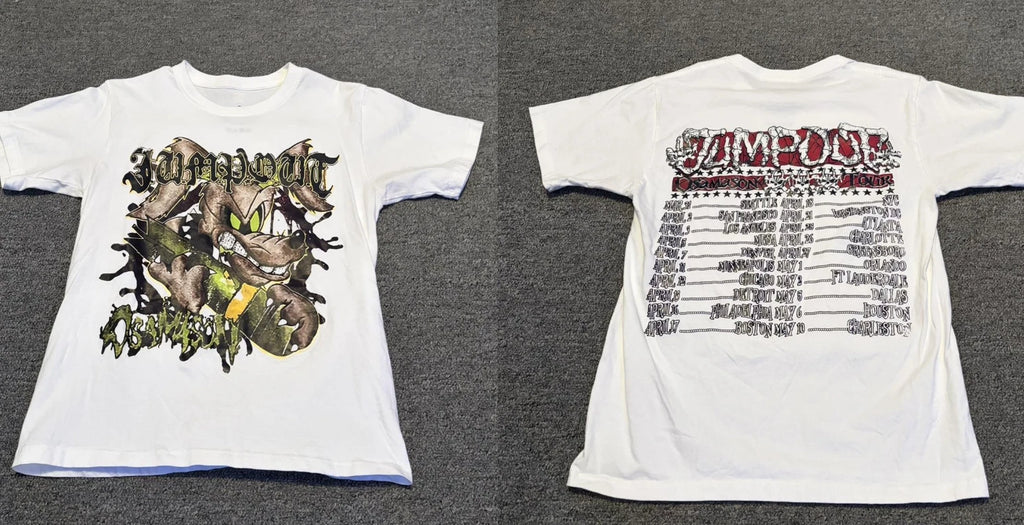 Osamason White Jumpout Merch T-Shirt Mens Streetwear Tee Shirt DM Before Purchas