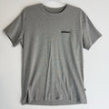 Monastery Logo Patch T-Shirt Gray Melange Size L Cotton Blend Colombia